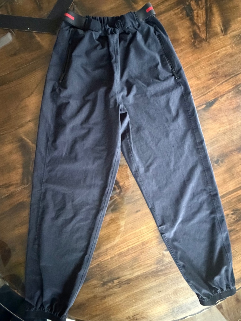 Vintage Prada Linea Rossa technical nylon joggers technical track pants.